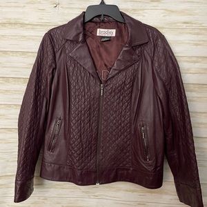 Bradley Leather women’s  jacket size L